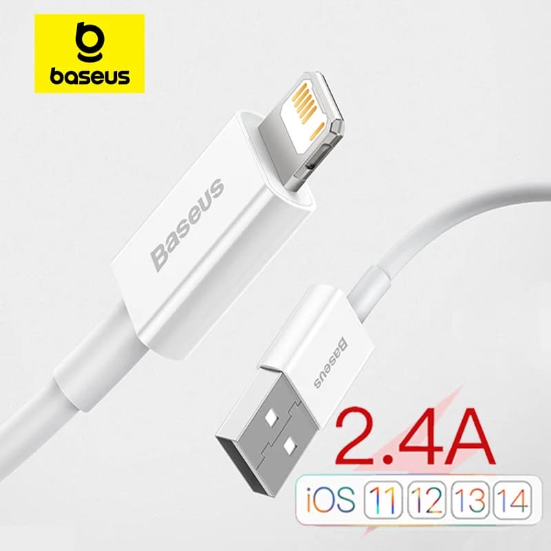 Kabel Data USB Pengecasan Pantas untuk iPhone dan iPad